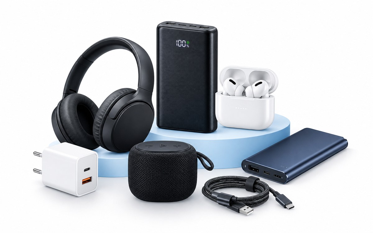 Earbuds PowerBanks BT Speakers Headphones